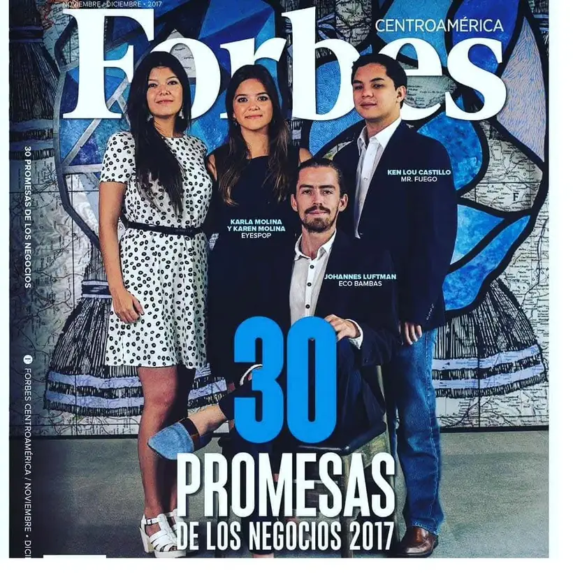 Forbes Centroamérica cover featuring 30 business promises of 2017