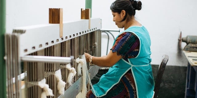 EcoMaquila artisan weaving
